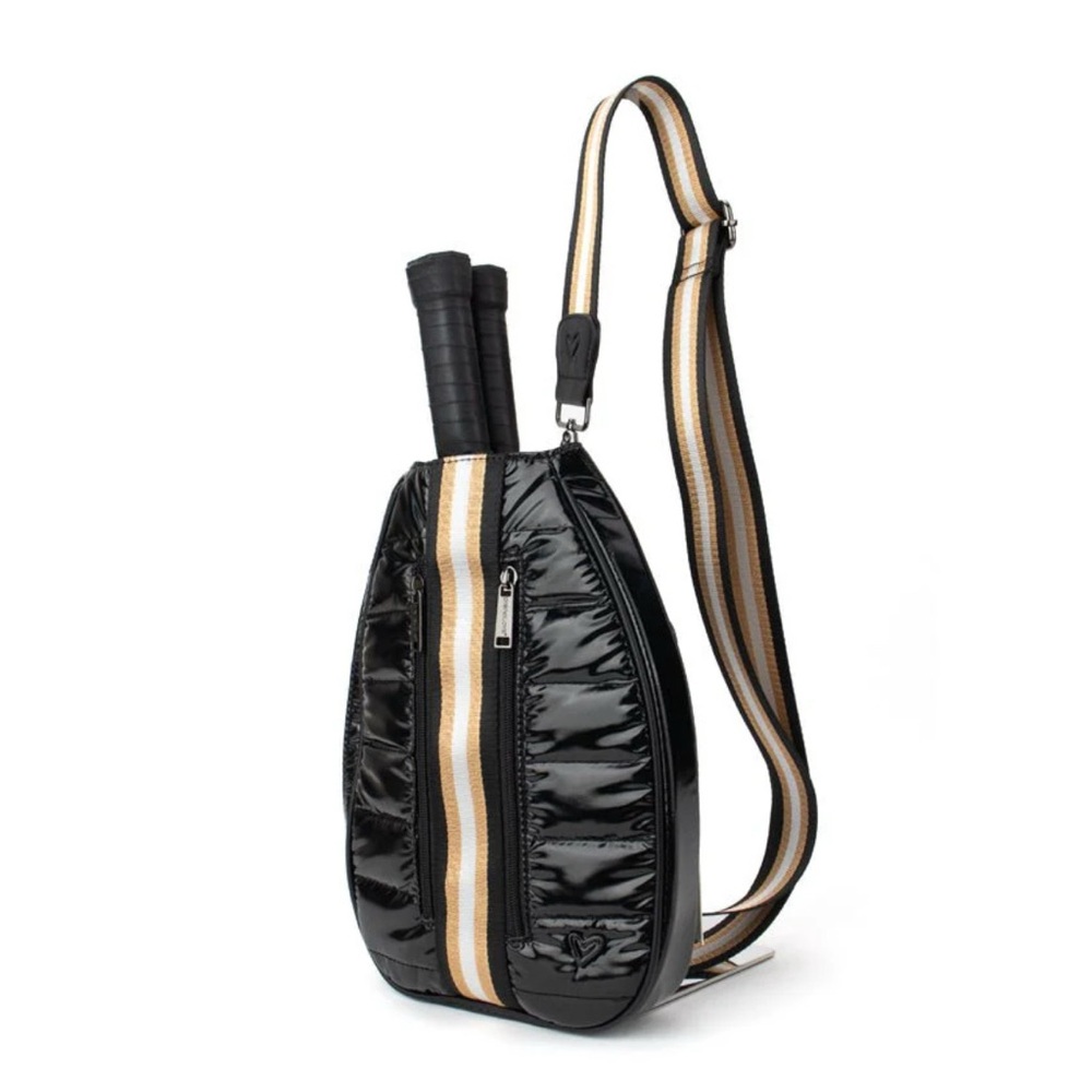 PreneLOVE Pickleball sport sling Crossbody
 Black